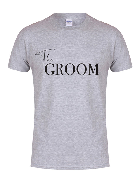 The Groom - Semi Personalised - (Name on Back) - Unisex Fit T-Shirt
