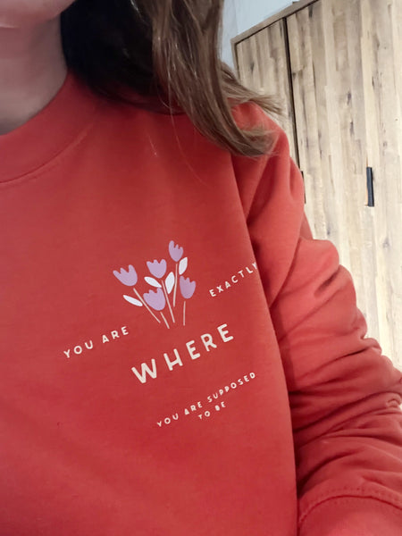 You Are Exactly Where You Need To Be - Unisex Fit Sweater