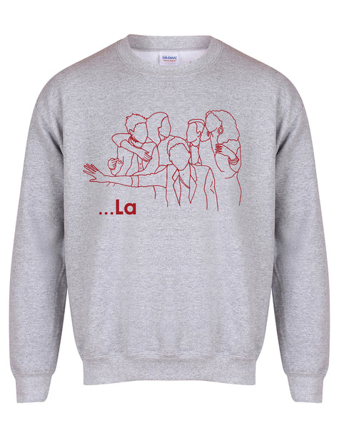 La - It's A Sin - Unisex Fit Sweater-Leoras Attic-Kelham Print