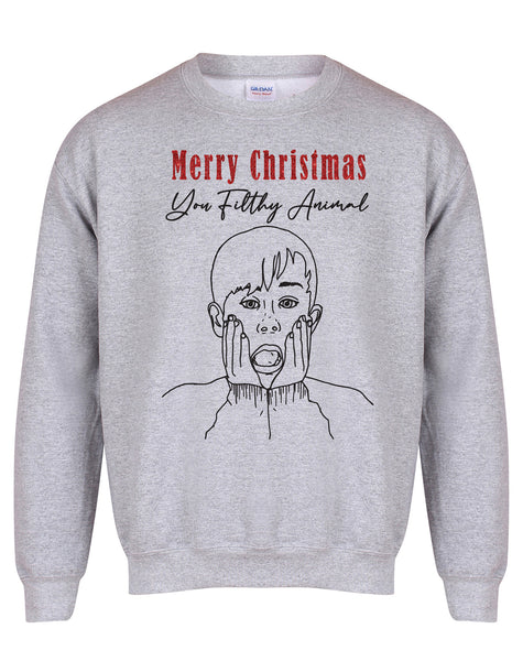 Merry Christmas Ya Filthy - Unisex Fit Sweater