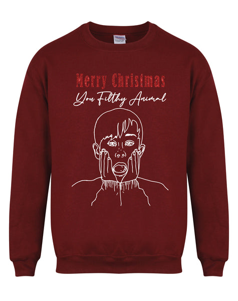 Merry Christmas Ya Filthy - Unisex Fit Sweater