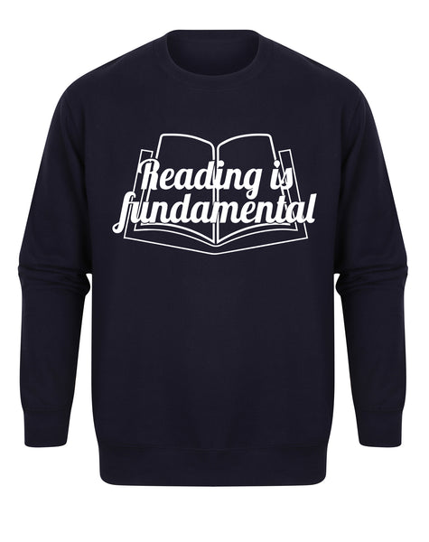 Reading Is Fundamental - Unisex Fit Sweater-All Products-Kelham Print
