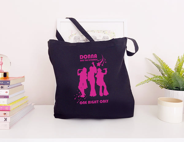 Donna and the Dynamos - Large Canvas Tote Bag