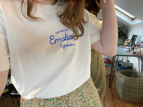 Crying Is Just Emotional Exfoliation - Unisex Fit T-Shirt