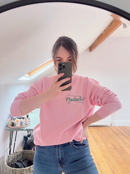 I Cry a Lot, but I am so Productive, it's an Art! - Unisex Fit Sweater