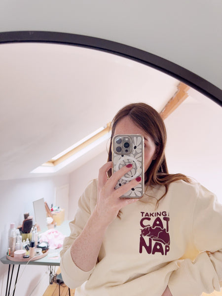 Taking A Cat Nap - Unisex Fit Sweater