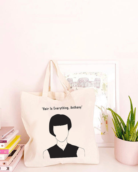 Hair Is Everything - Large Canvas Tote Bag