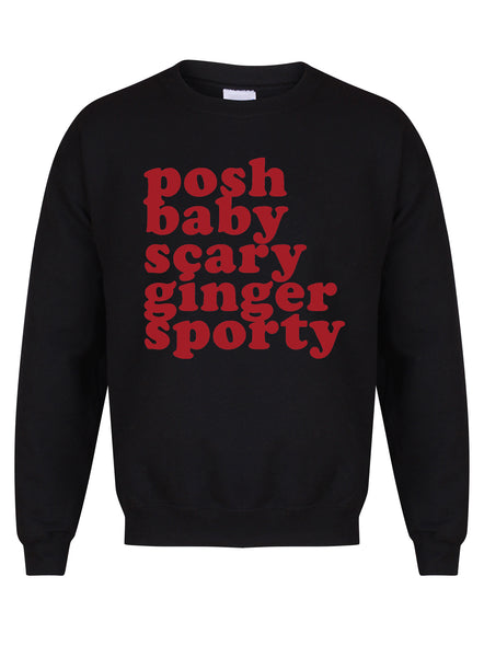 Posh, Baby, Scary, Ginger, Sporty  - Unisex Fit Sweater
