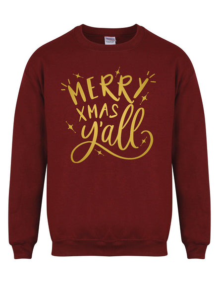 Merry Xmas Y'all - Unisex Fit Sweater