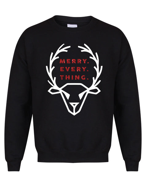Merry. Every. Thing - Unisex Kids Sweater