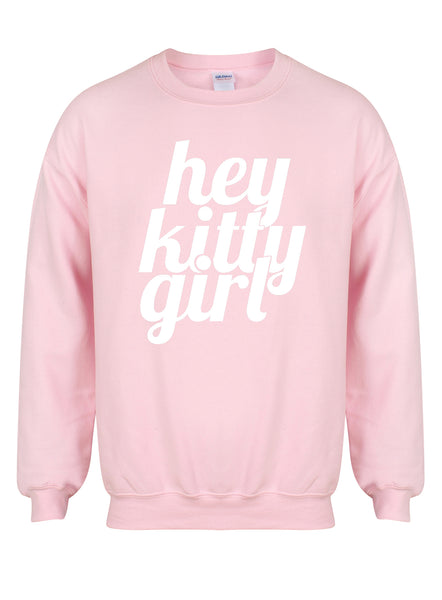 Hey Kitty Girl - Unisex Fit Sweater