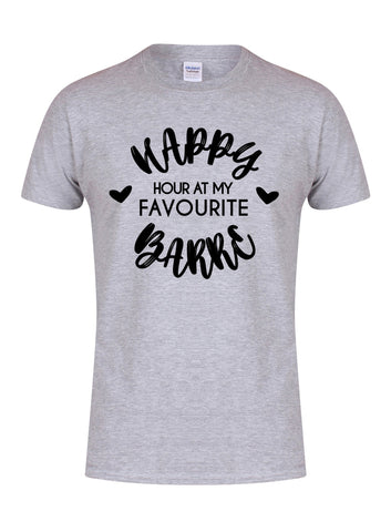 Happy Hour at my Favourite Barre - Unisex Fit T-Shirt