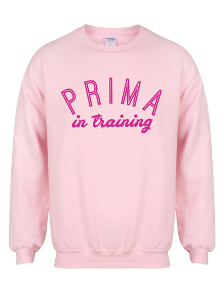 Prima In Training - Unisex Fit Sweater - Kelham Print x Mama.Does.Ballet