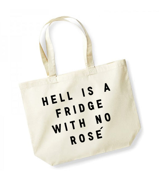 Hell Is a Fridge With No Rose - Large Canvas