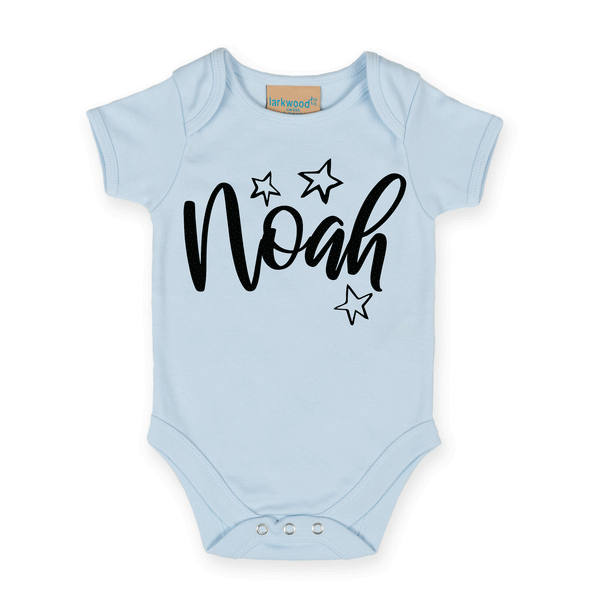 Personalised Name - Star - Babygrow