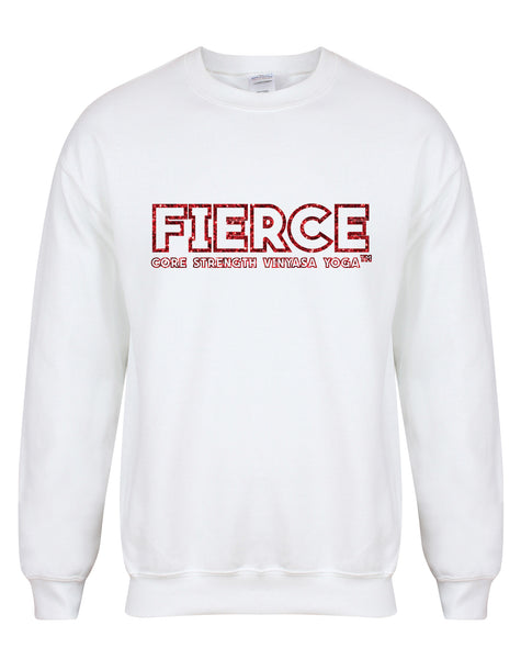FIERCE- Block - Core Strength Vinyasa Yoga - Unisex Fit Sweater