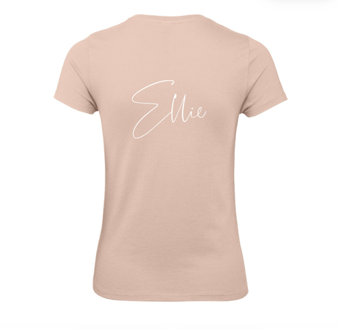 Bride Squad - Fully Personalised Name (Front & Back) - Unisex Fit T-Shirt
