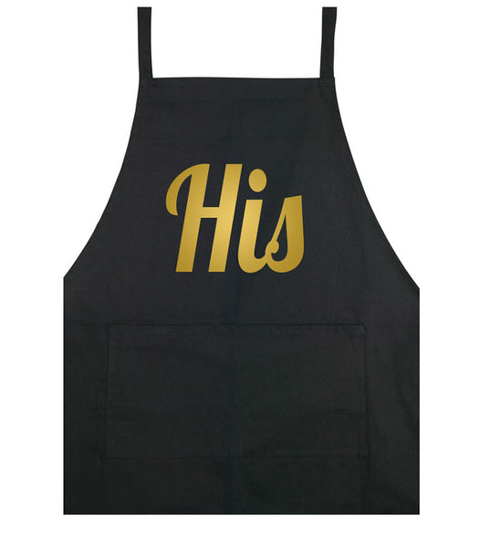 His - Apron - Black