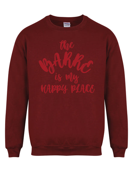 The Barre is my Happy Place - Unisex Fit Sweater
