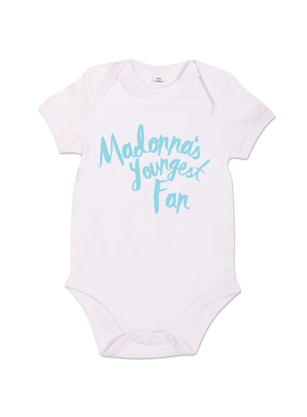 Madonna's Youngest Fan - Babygrow - White