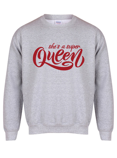 She's A Super Queen - Unisex Fit Sweater