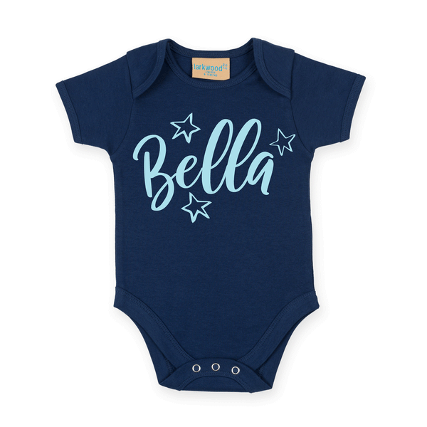 Personalised Name - Star - Babygrow