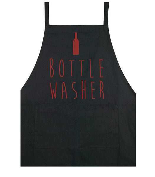 Bottle Washer - Apron - Black