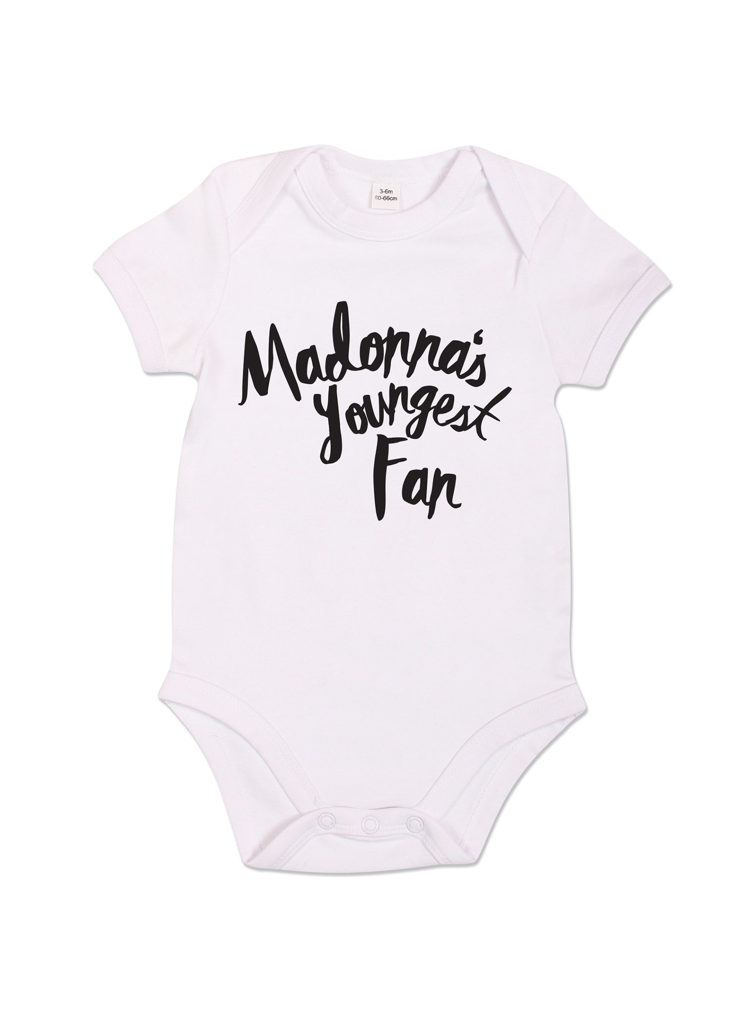 Madonna's Youngest Fan - Babygrow - White