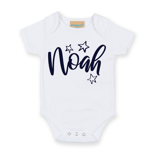Personalised Name - Star - Babygrow