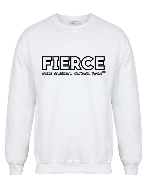 FIERCE- Block - Core Strength Vinyasa Yoga - Unisex Fit Sweater