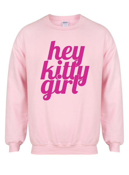 Hey Kitty Girl - Unisex Fit Sweater