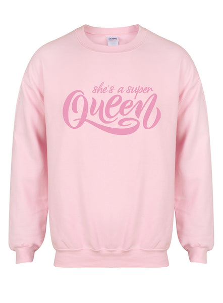 She's A Super Queen - Unisex Fit Sweater