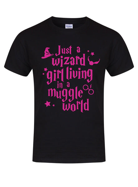 Just a Wizard Girl Living In A Muggle World - Unisex Fit T-Shirt