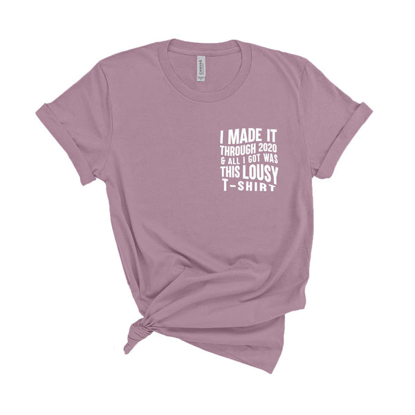 I Made It Through 2020 and All I Got Was This Lousy T-Shirt - Unisex Fit T-Shirt