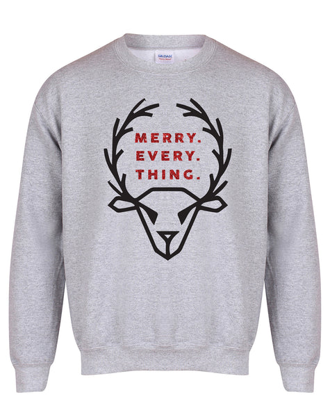 Merry. Every. Thing - Unisex Kids Sweater