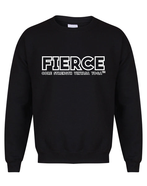 FIERCE- Block - Core Strength Vinyasa Yoga - Unisex Fit Sweater