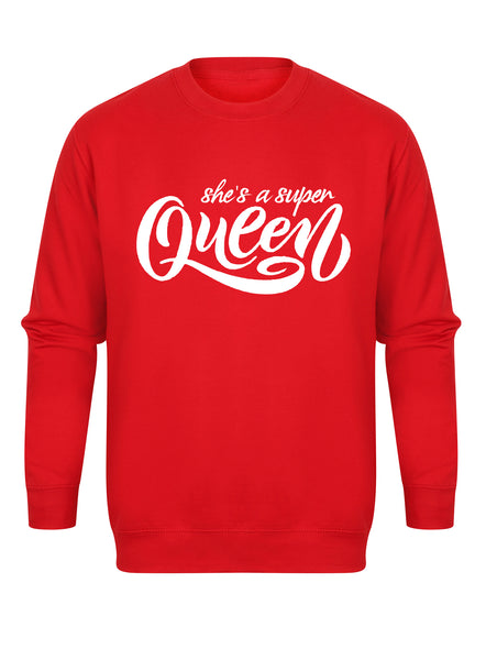 She's A Super Queen - Unisex Fit Sweater