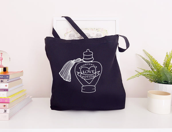 Love Potion - Large Canvas Tote Bag