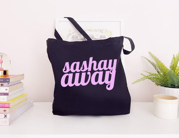 Sashay Away - Large Canvas Tote Bag