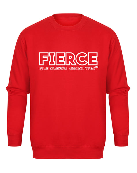FIERCE- Block - Core Strength Vinyasa Yoga - Unisex Fit Sweater