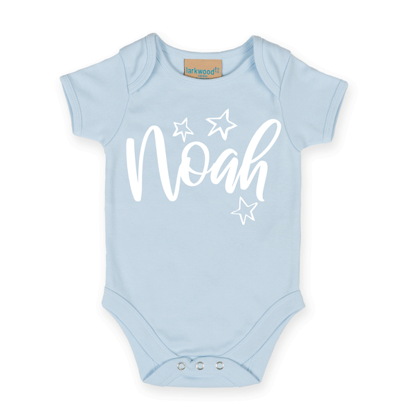 Personalised Name - Star - Babygrow