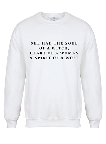 She Had The Soul of a Witch - Unisex Fit Sweater