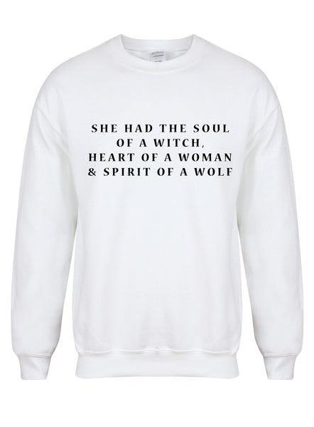 She Had The Soul of a Witch - Unisex Fit Sweater