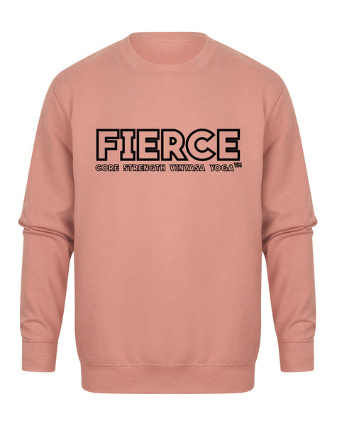 FIERCE- Block - Core Strength Vinyasa Yoga - Unisex Fit Sweater