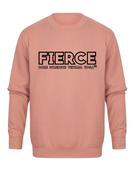FIERCE- Block - Core Strength Vinyasa Yoga - Unisex Fit Sweater