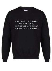 She Had The Soul of a Witch - Unisex Fit Sweater