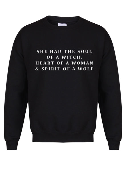 She Had The Soul of a Witch - Unisex Fit Sweater