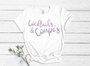 Cocktails and Coup̩s - Kelham Print x Annabelle Brittle - Unisex Fit T-Shirt