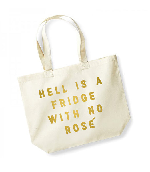 Hell Is a Fridge With No Rose - Large Canvas