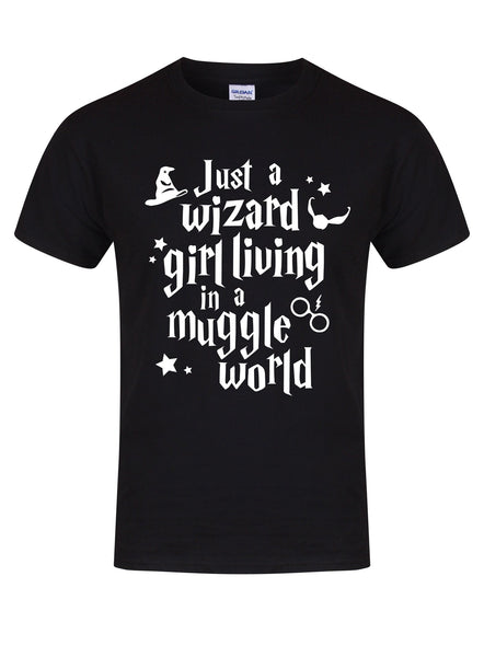 Just a Wizard Girl Living In A Muggle World - Unisex Fit T-Shirt